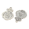 Tibetan Style Alloy Pendants TIBE-P001-32AS-2