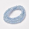 Electroplate Glass Beads Strands EGLA-A034-J2mm-T04-2