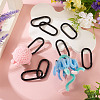 10Pcs Alloy Spring Gate Rings FIND-TA0009-25J-5