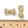 Brass Micro Pave Cubic Zirconia Beads ZIRC-P112-05G-03-3