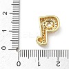 Brass Micro Pave Cubic Zirconia Pendants KK-A300-02G-Q-3