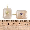 Natural Grey Moonstone Pendants G-K372-04G-02-3