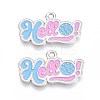 Alloy Enamel Sports Pendants ENAM-T022-65P-1