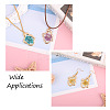 12Pcs 6 Colors Epoxy Resin Pendants RESI-CD0001-05-9