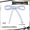 2Pcs Polyester Cord for Women's Wedding Dress Zipper Replacement DIY-GF0010-30D-2