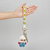 1Pc Handmade Macrame Woven Cotton Flower Pendant Decorations MAKN-HY0001-01-4