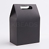 Rectangle Paper Bags with Handle and Clear Rectangle Shape Display Window X-CON-D006-01B-02-2