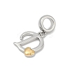 Brass European Dangle Charms LS-KK-Z097-01D-GP-2