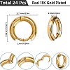 12Pairs 304 Stainless Steel Huggie Hoop Earrings EJEW-SC0001-58-2