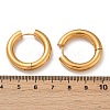 202 Stainless Steel Polishing Hoop Earrings EJEW-M106-02G-06-5
