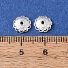 Brass Bead Caps KK-C157-03E-S-2