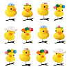 12Pcs 3 Styles Wool with Alligator Hair Clips for Girl PHAR-TA0001-21-2