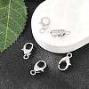 SHEGRACE Brass Lobster Claw Clasps XGR0095P-160P-4
