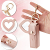 4Pcs 4 Colors PU Leather Lipstick Storage Bags AJEW-SC0003-95B-4