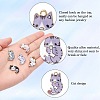 25Pcs 5 Styles Rack Plating Alloy Pendants ENAM-CJ0004-73-3