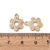 Brass Micro Pave Cubic Zirconia Pendants ZIRC-L105-04B-G-3
