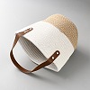Woven Cotton Storage Baskets AJEW-WH20054-010H-2