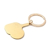 Printed 201 Stainless Steel Paddle Keychains KEYC-H021-01G-2