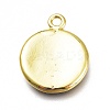 Brass Enamel Pendants KK-H103-02G-G-2