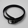 PU Leather Corset Belts with Zinc Alloy Clasps AJEW-WH0007-34B-1