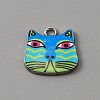 Alloy Enamel Pendants ENAM-CJC0006-52E-1