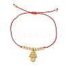 304 Stainless Steel Charm Bracelets BJEW-JB13684-4