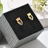 304 Stainless Steel Stud Earrings EJEW-I317-01G-3