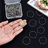 316 Stainless Steel Wine Glass Charms Rings STAS-UN0012-41-3