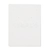 Rectangle Cardboard Earring Display Cards CDIS-P004-18B-2
