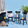 Mini Wood Chairs LS-AJEW-WH0041-76C-10