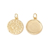 Rack Plating Brass Pendants LS-KK-C247-02G-1