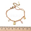 304 Stainless Steel Bar Link Chain Charm Bracelets LS-BJEW-A053-02G-3