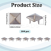 200Pcs Iron Studs Rivets IFIN-GF0001-63B-2