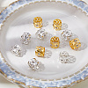 60Pcs 2 Colors Aluminum & Rhinestone Dreadlocks Braiding Beads FIND-DC0008-19-4