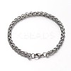 304 Stainless Steel Wheat Chains Bracelets BJEW-O091-04P-1