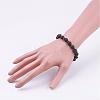Natural Lava Rock Stretch Bracelets BJEW-JB03145-01-3