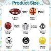 50Pcs Craft Style Acrylic Beads MACR-YW0003-85-3