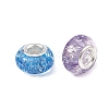 60Pcs 10 Colors Rondelle Resin European Beads RPDL-YW0001-09-2