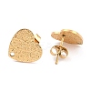 Ion Plating(IP) 304 Stainless Steel Stud Earring Findings LS-EJEW-O104-14G-2