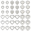24Pcs 6 Styles Alloy Charms FIND-YW0006-76P-1