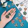 18Pcs 9 Style Rack Plating Alloy Enamel Pendants FIND-SZ0002-21-2