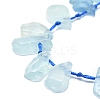 Raw Rough Natural Aquamarine Beads Strands G-E576-19-3