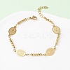 Religion 304 Stainless Steel Link Bracelets LS-BJEW-F524-04A-G-1