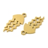 Ion Plating(IP) 304 Stainless Steel Pendants STAS-J042-19G-2