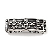 Tibetan Style 304 Stainless Steel Slide Charms/Slider Beads STAS-L274-004AS-1