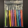 9Pcs Aluminum Crochet Hooks DIY-WH0622-704-1