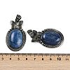 Dyed Natural Lapis Lazuli Pendants G-I370-09AS-03-3