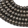 Natural Pyrite Beads Strands G-L647-D07-4x6mm-4