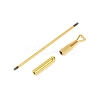 201 Stainless Steel Beadable Double Head Cuticle Pusher Nail Tools LS-STAS-R161-01G-4