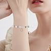 12Pcs 2 Colors Brass Micro Pave Cubic Zirconia Charms KK-BBC0014-88-5